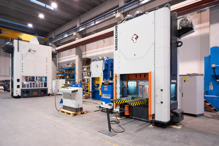 prensa mecánica para estampación metálica industrial